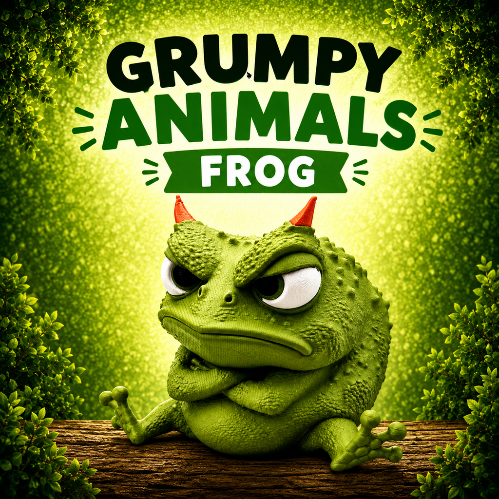 Grumpy Animals – Frog