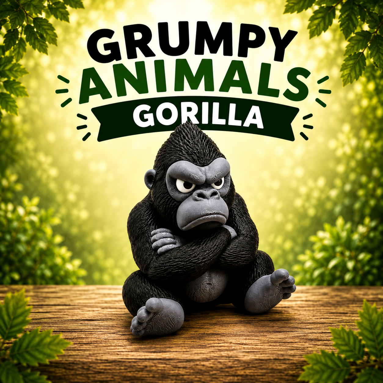 Grumpy Animals – Gorilla