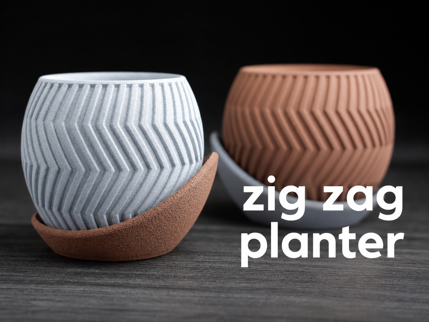 Zig Zag · Planter