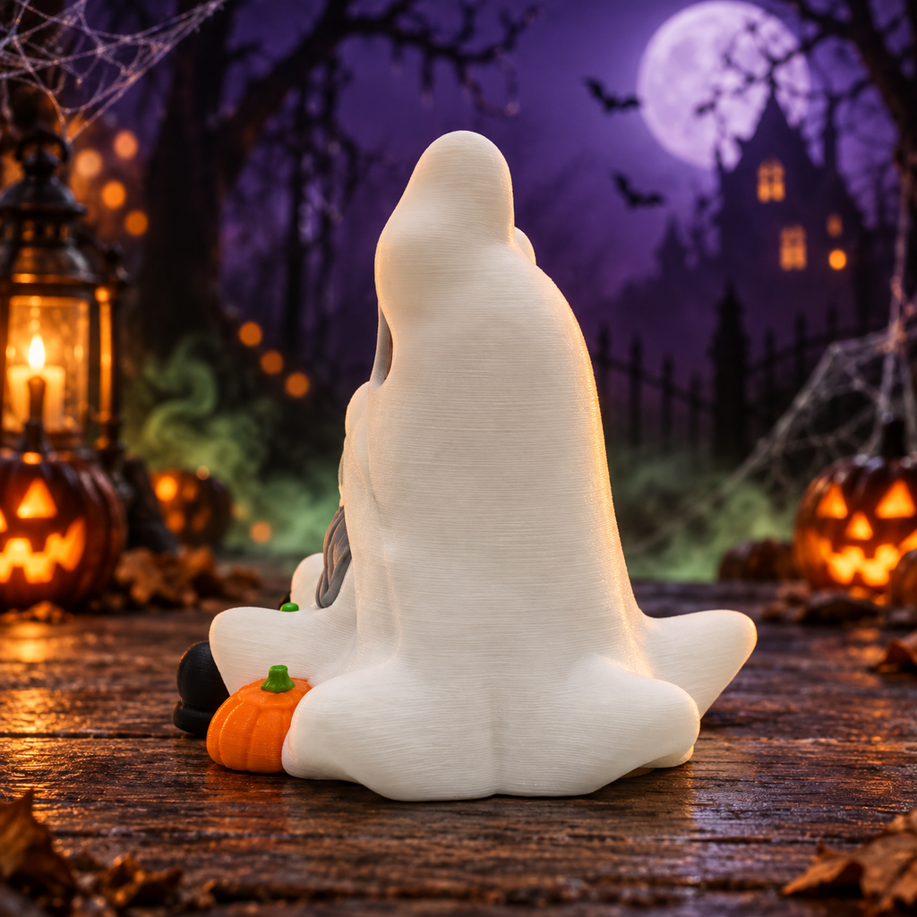 Ghost Gnome with Pumpkins – Gnome Collection