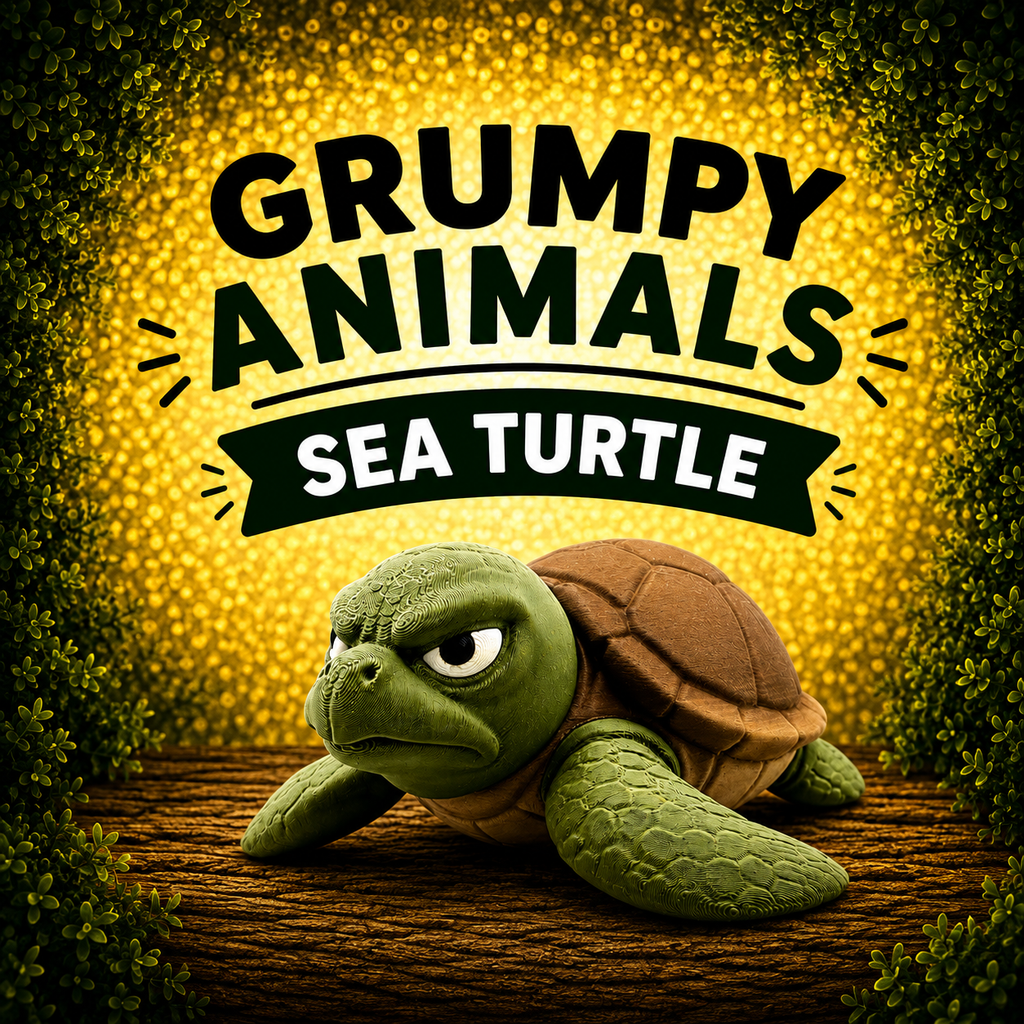 Sea Turtle – Grumpy Animals Collection