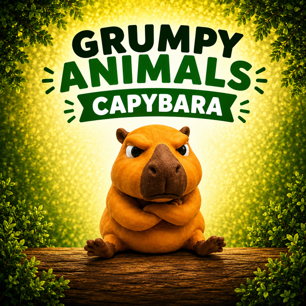 Grumpy Animals – Capybara