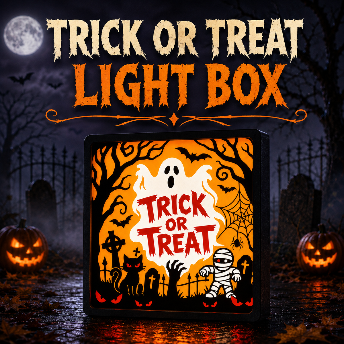 Halloween Light Box Collection | A Little Fright, A Lot of Light