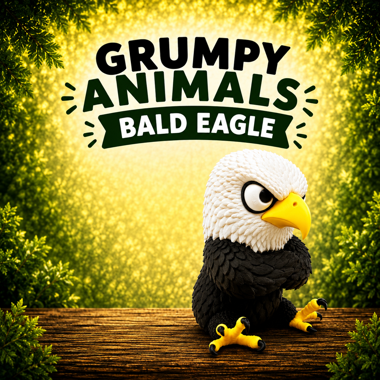 Grumpy Animals – Bald Eagle
