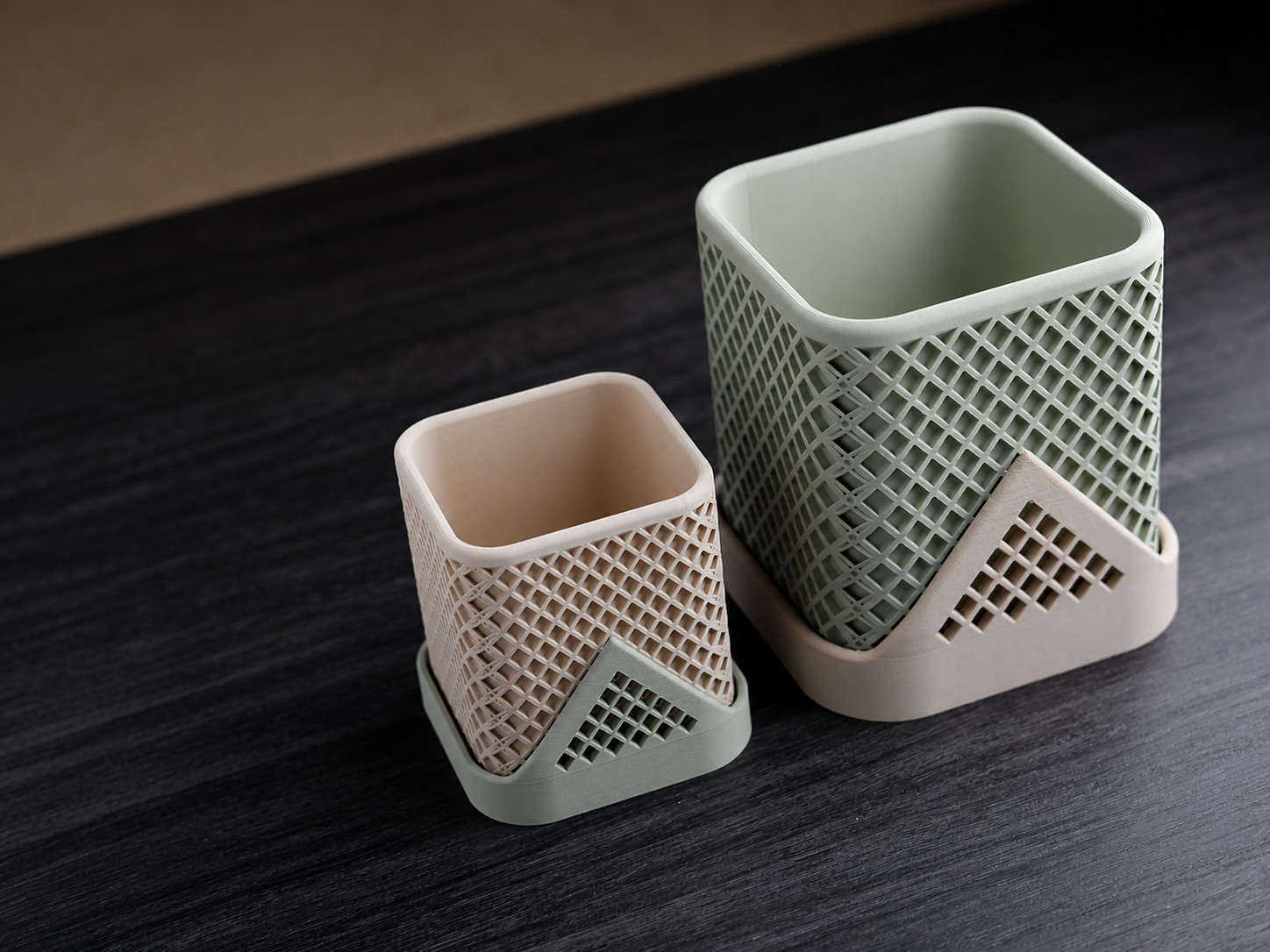 Squared Polygon · Planter