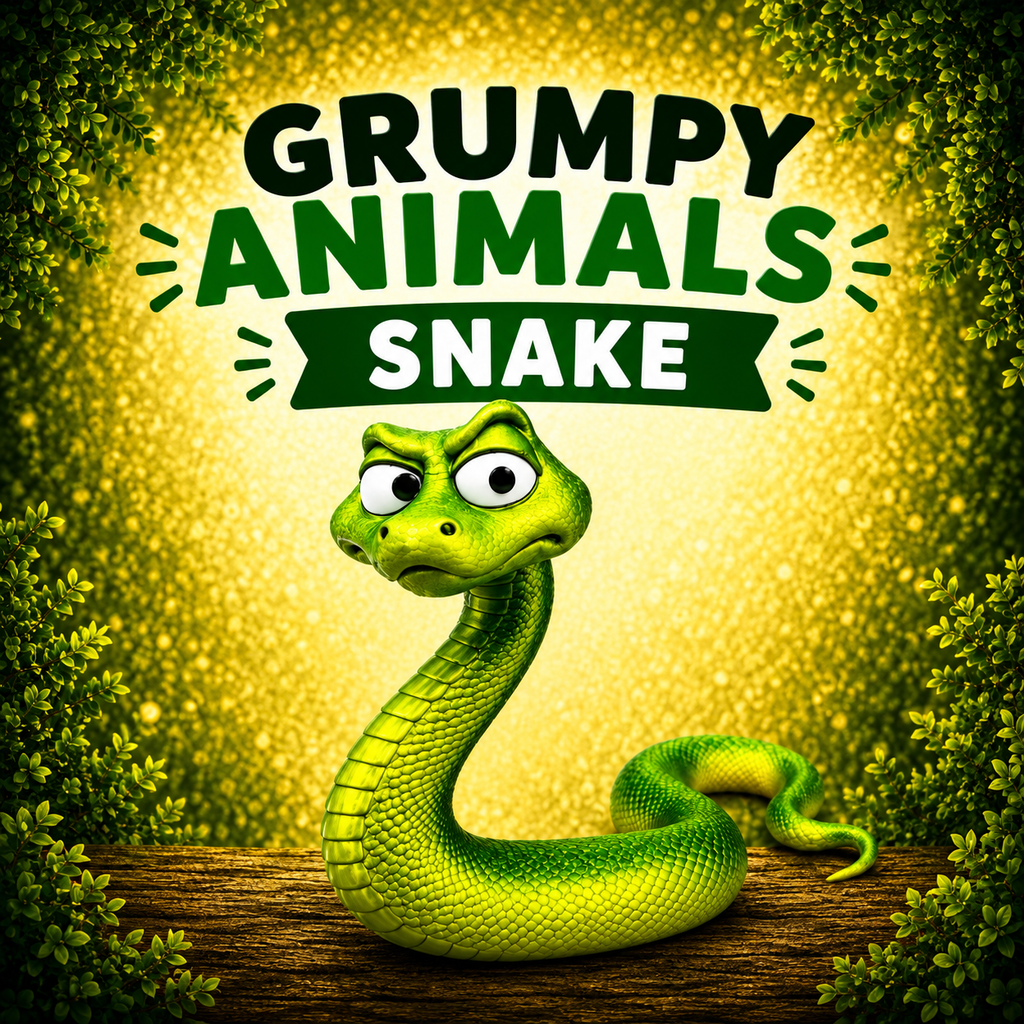 Grumpy Animals – Snake