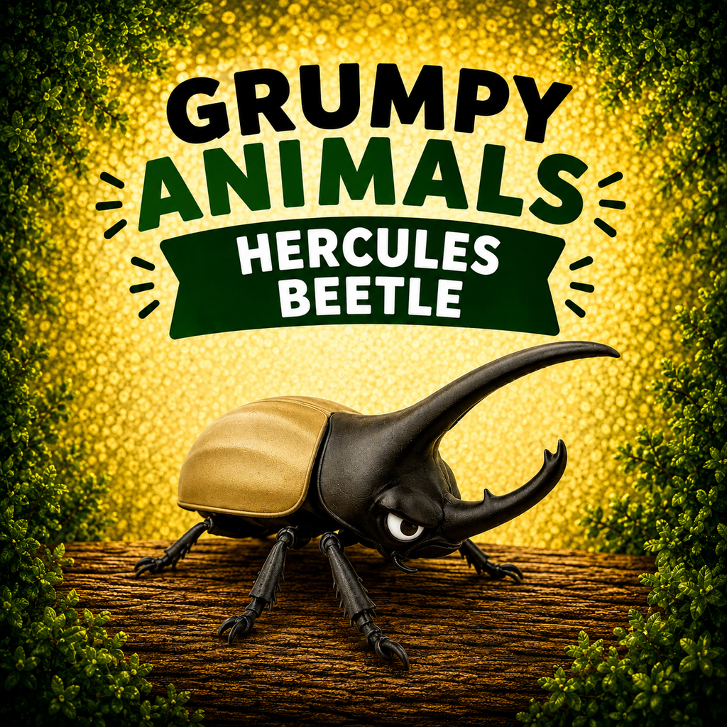 Grumpy Animals – Hercules Beetle