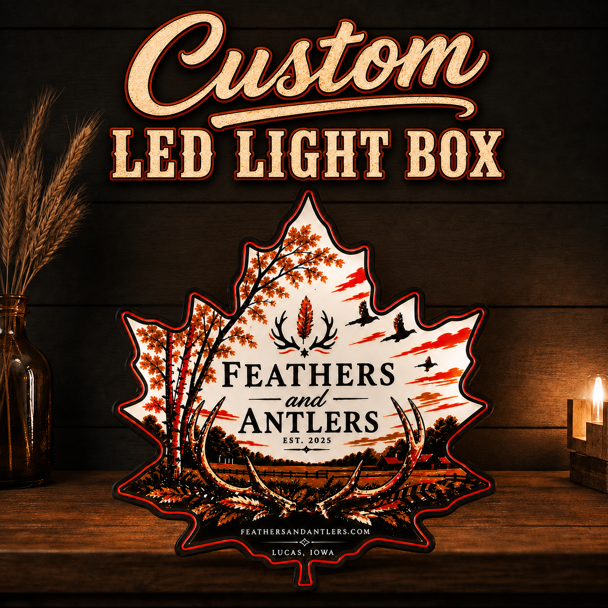 Custom LED Light Boxes – Personalized Just for You