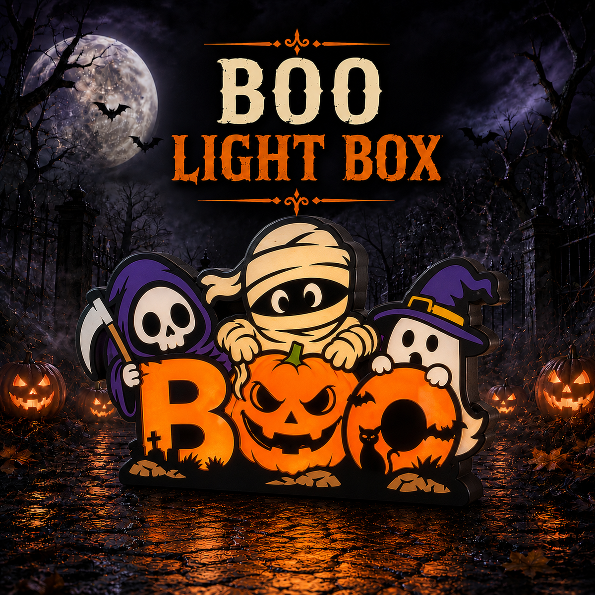 Halloween Light Box Collection | A Little Fright, A Lot of Light