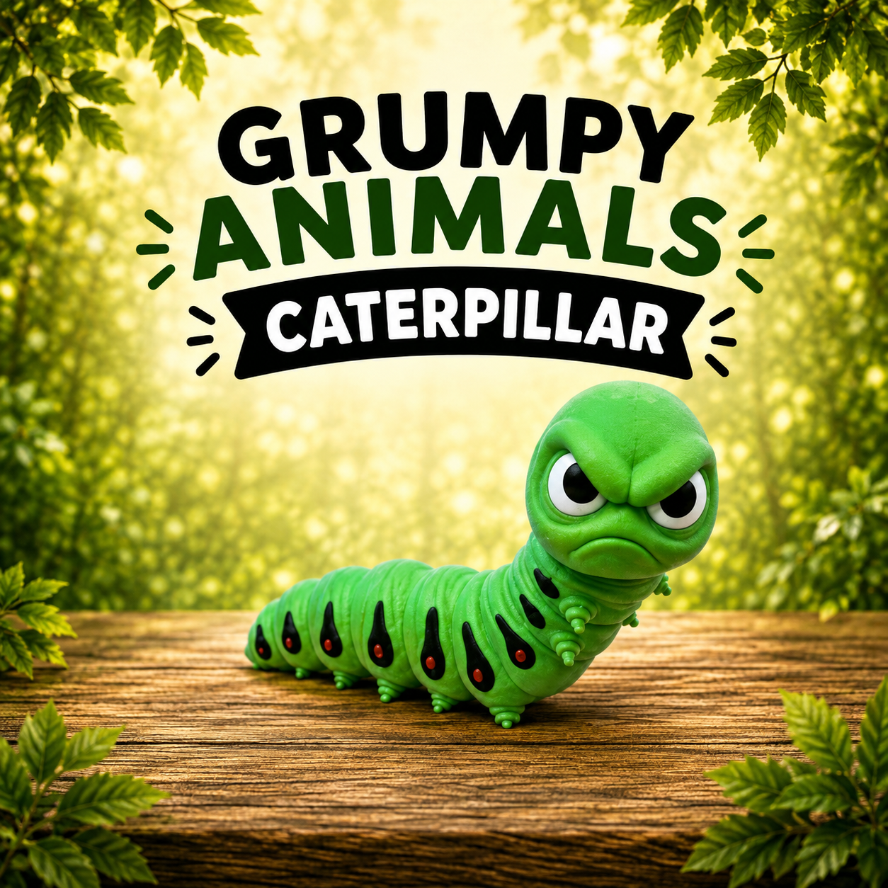 Grumpy Animals – Caterpillar