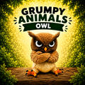 Grumpy Animals – Owl