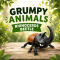 Grumpy Animals – Rhinoceros Beetle