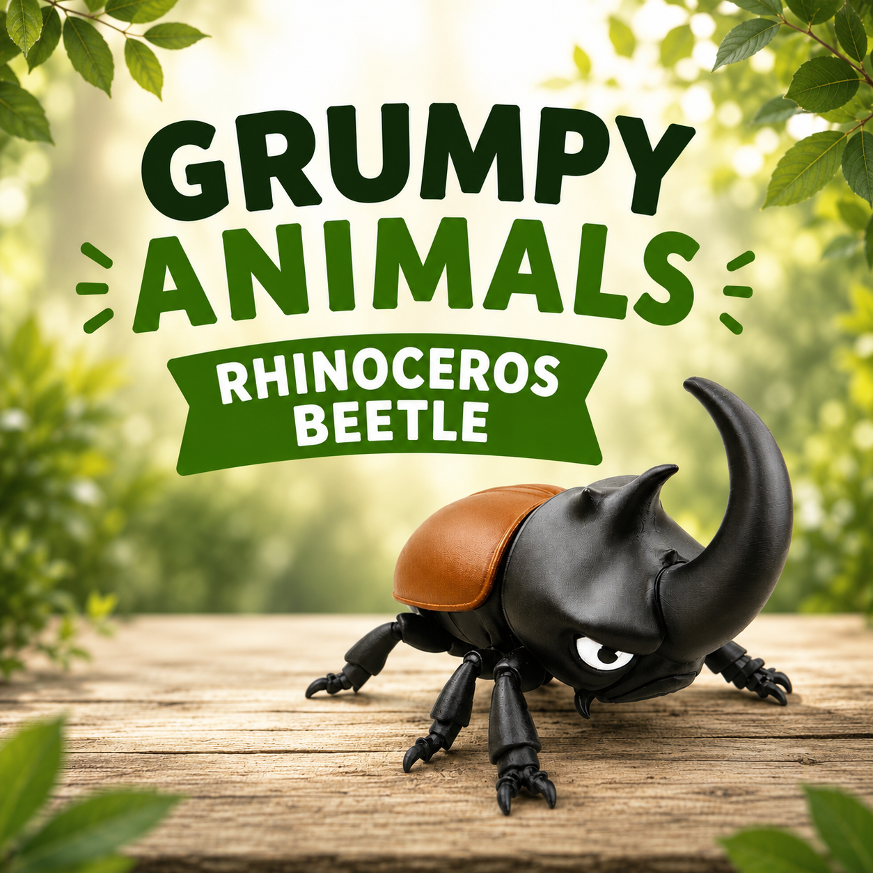 Grumpy Animals – Rhinoceros Beetle