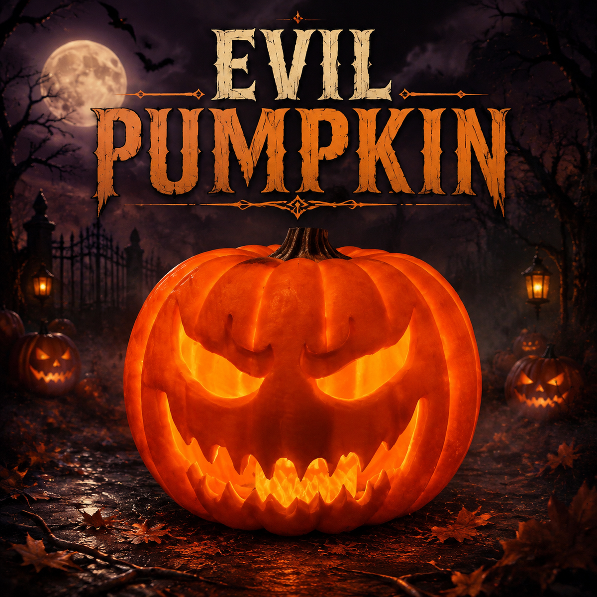 Evil Pumpkin – LED Halloween Light