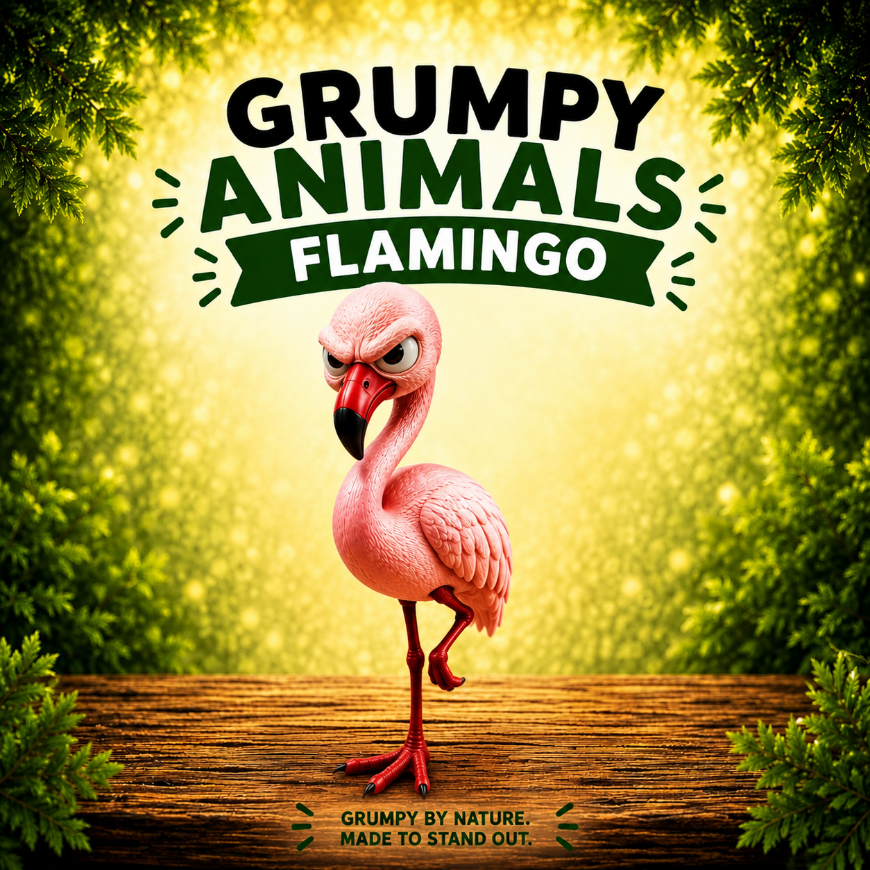 Grumpy Animals – Flamingo