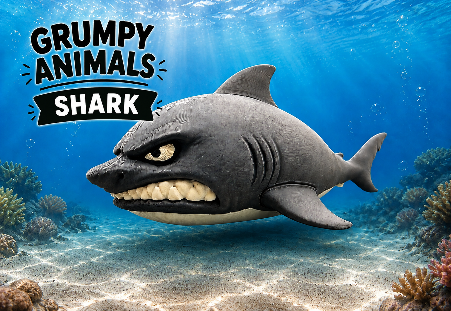 Grumpy Animals – Grumpy Shark