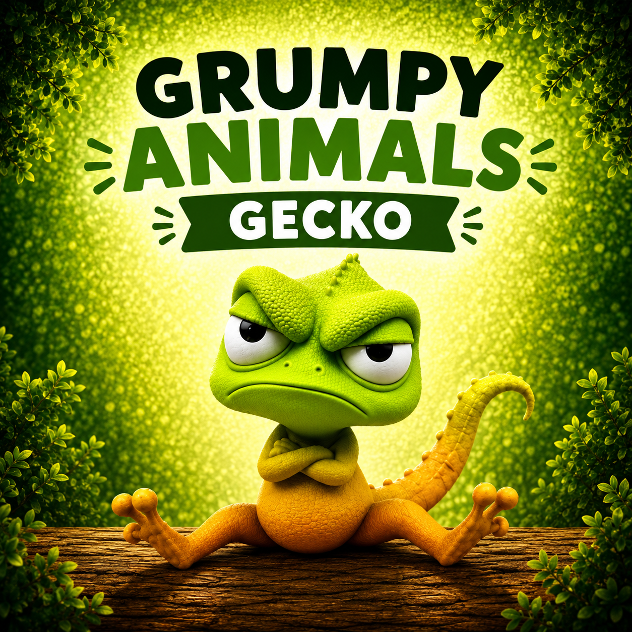 Grumpy Animals – Gecko