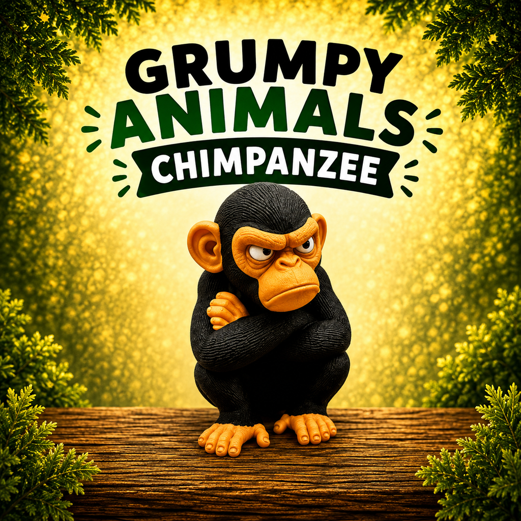 Grumpy Animals – Chimpanzee
