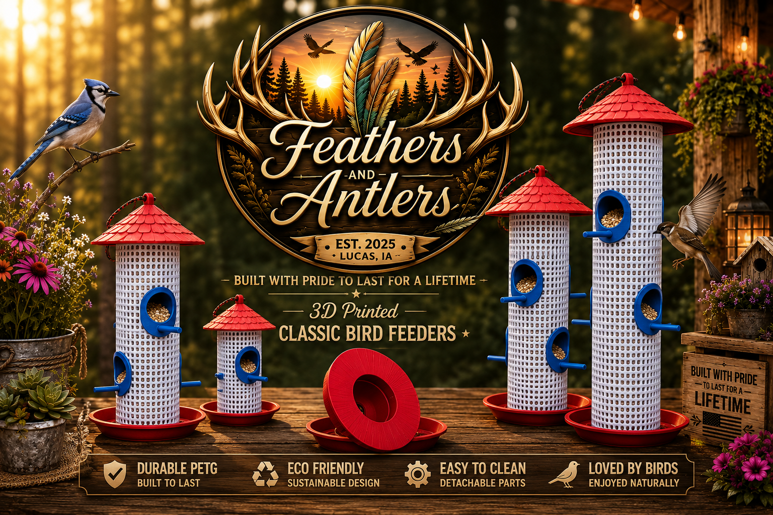Premium Mesh Bird Feeder