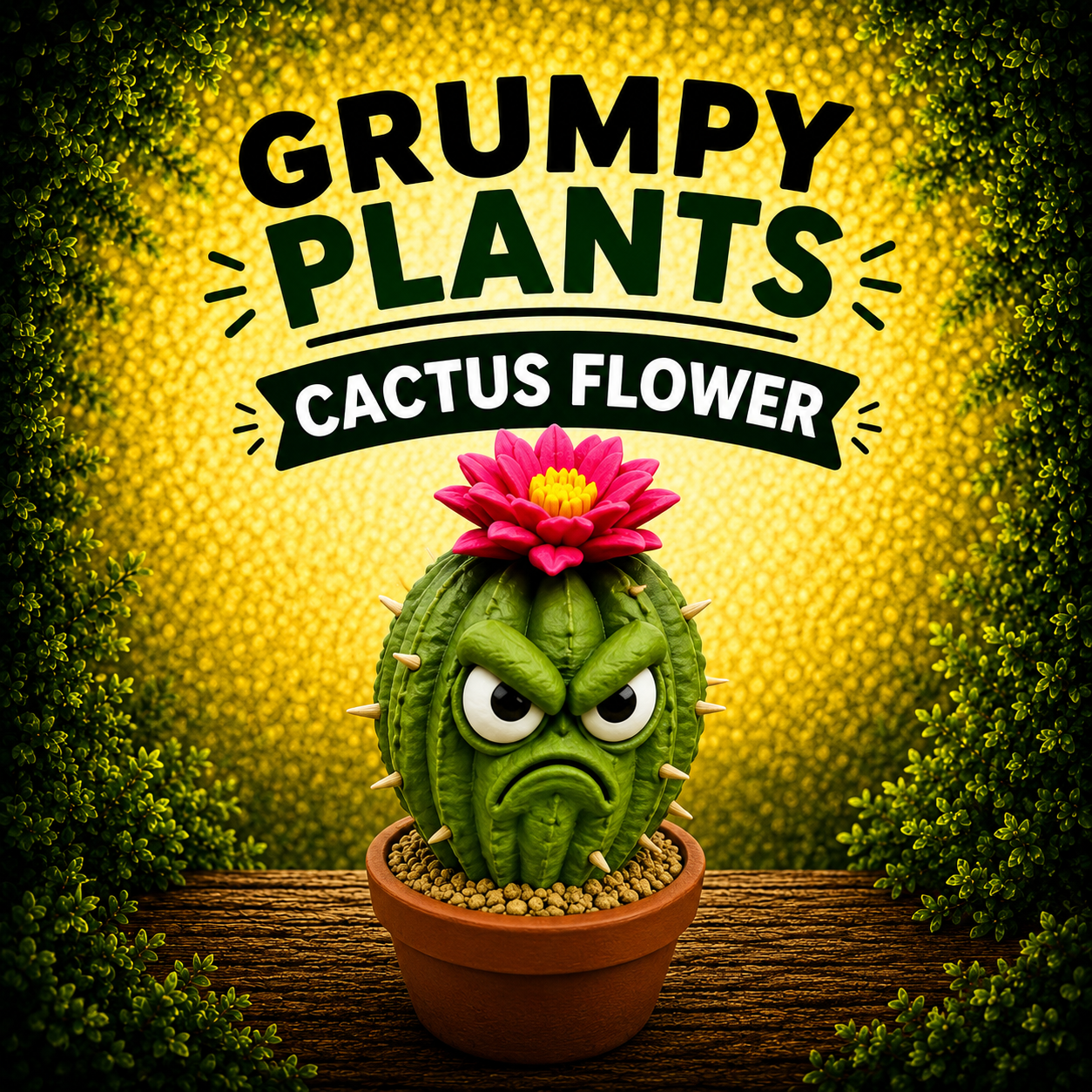 Grumpy Plants – Cactus Flower