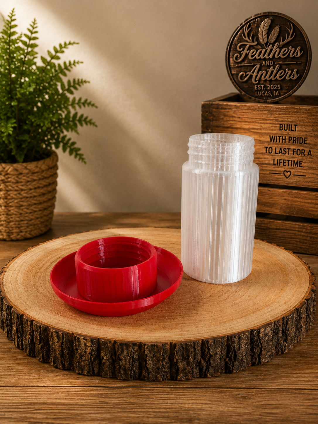3-in-1 Poultry Feeder System with Chick & Quail Insert