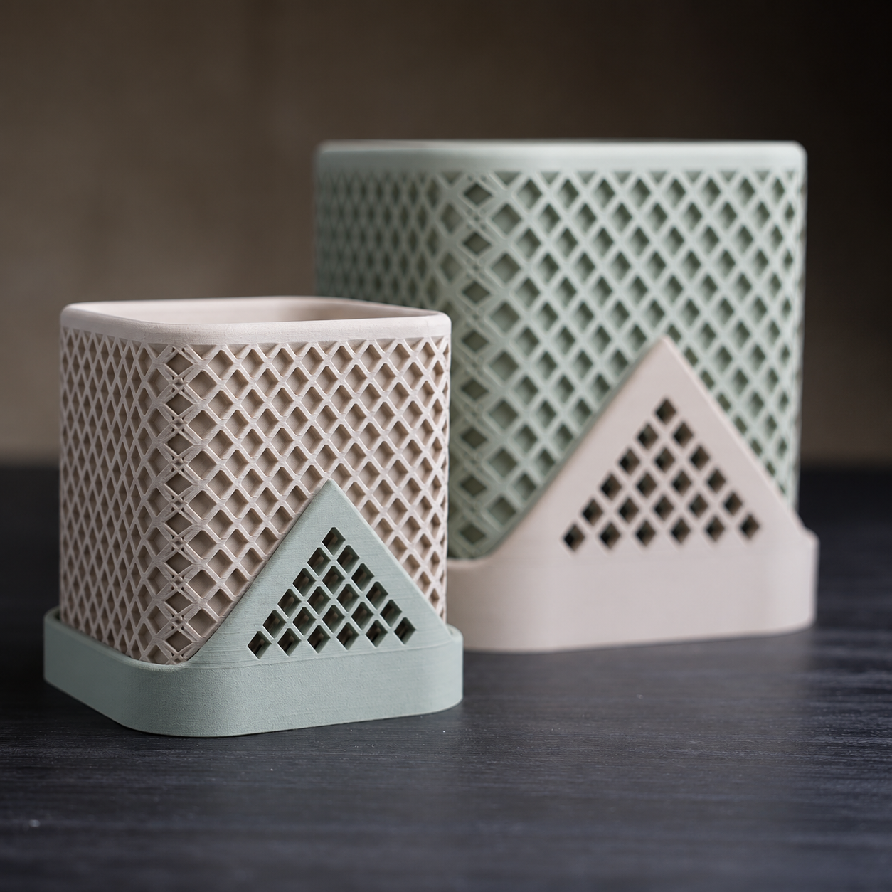 Squared Polygon · Planter