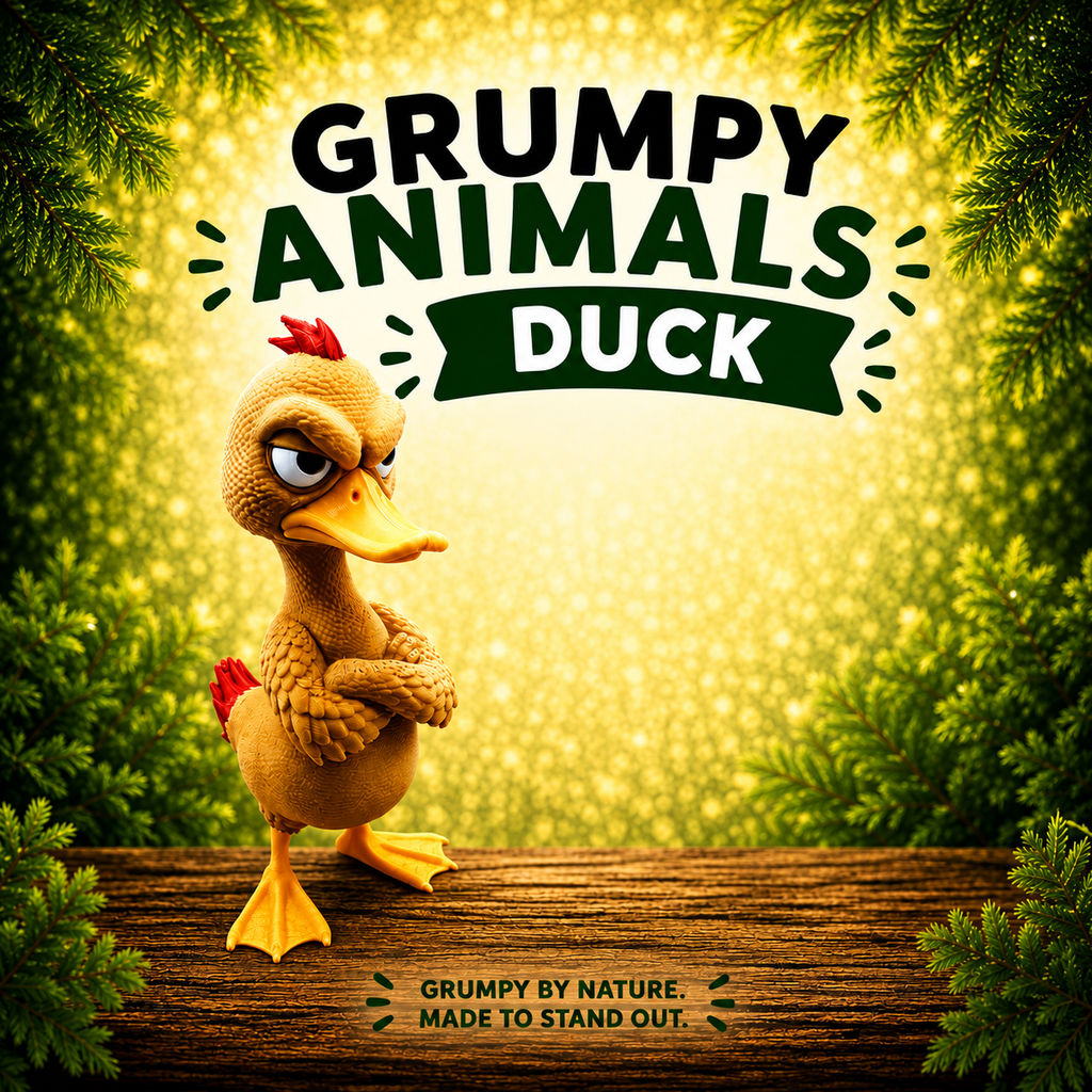 Grumpy Animals – Duck
