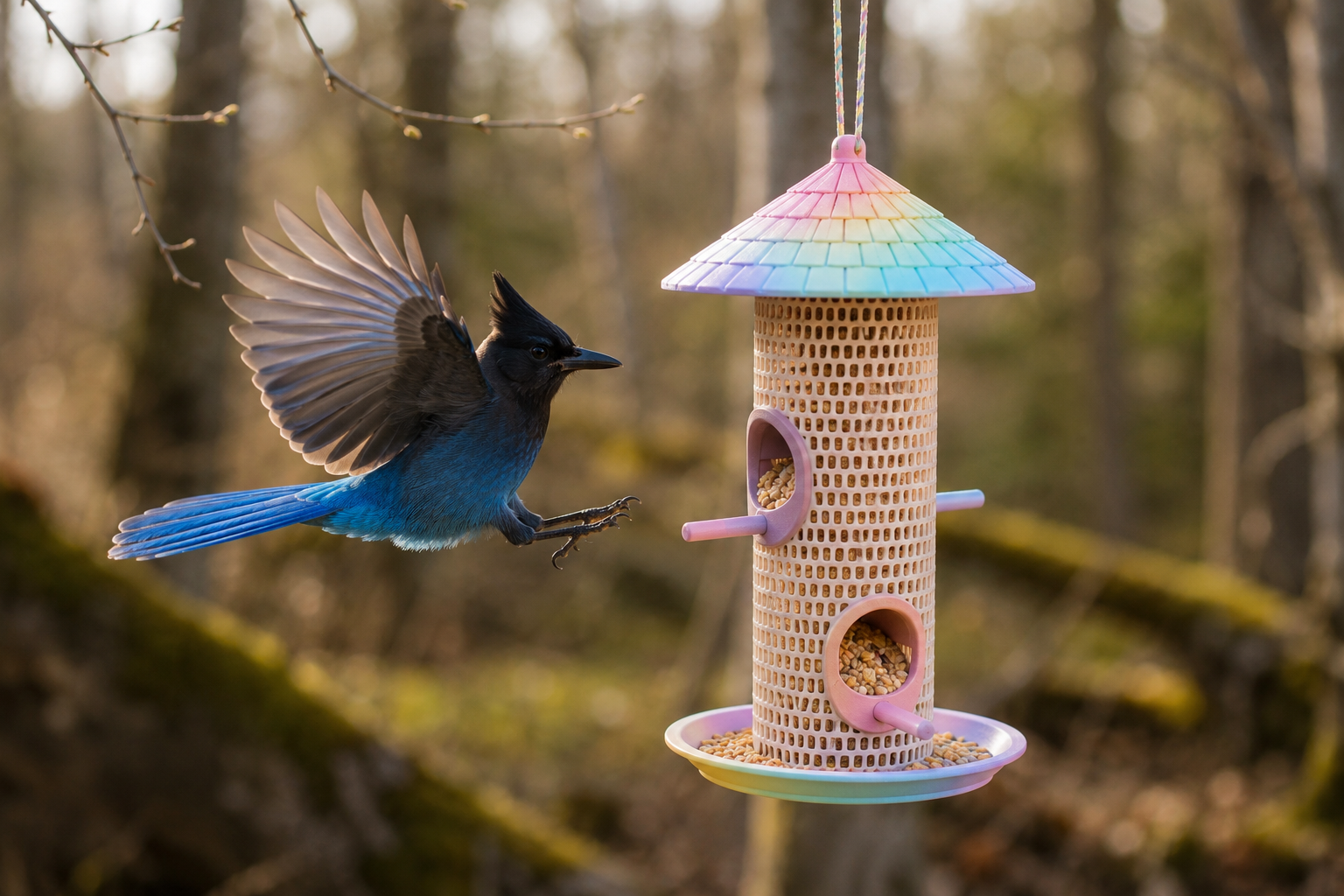 Premium Mesh Bird Feeder