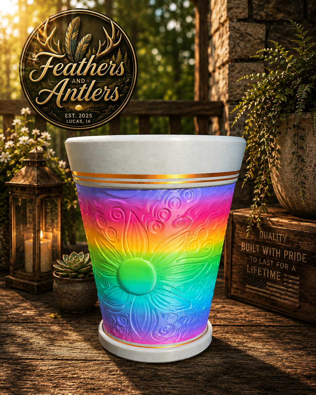 Radiant Bloom Planter