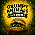 Shy Turtle – Grumpy Animals Collection