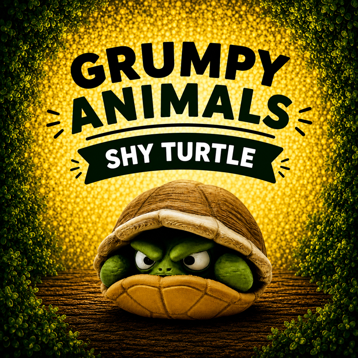 Shy Turtle – Grumpy Animals Collection