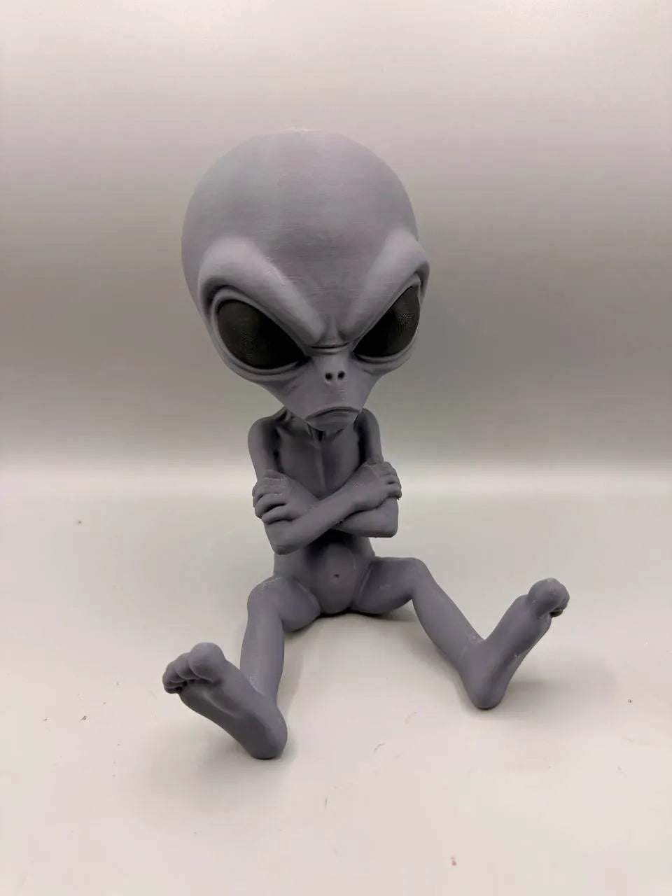 Grumpy Alien – Gray